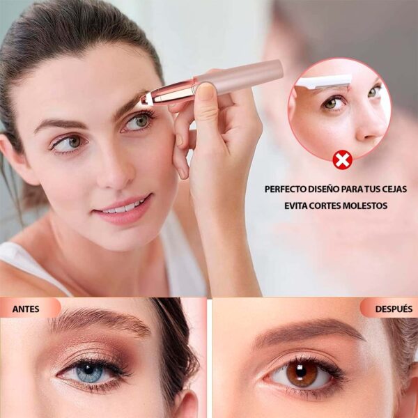 Limpiador De Brochas De Maquillaje + Depilador de cejas