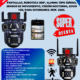 Camara Seguridad 3 Pantallas Sirena Wifi